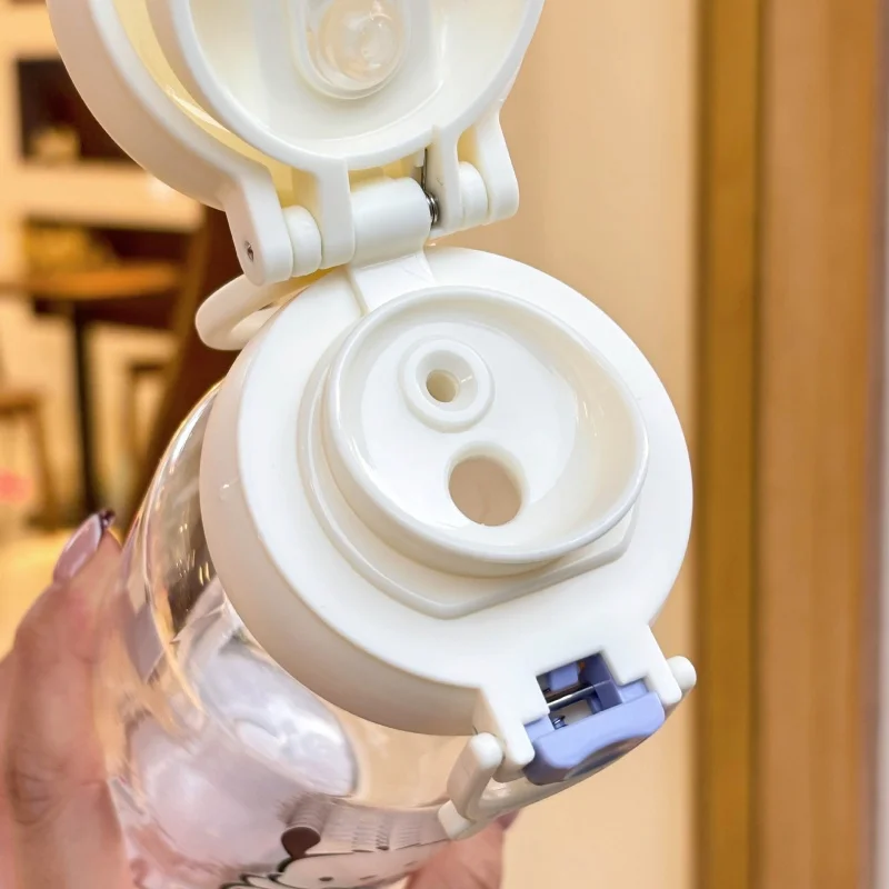 520ml Genuine Sanrio Transparent Cup Cartoon Kuromi Cinnamoroll Melody Tritan Safe Matrial Large Capacity Outdoor Water Bottle view 5