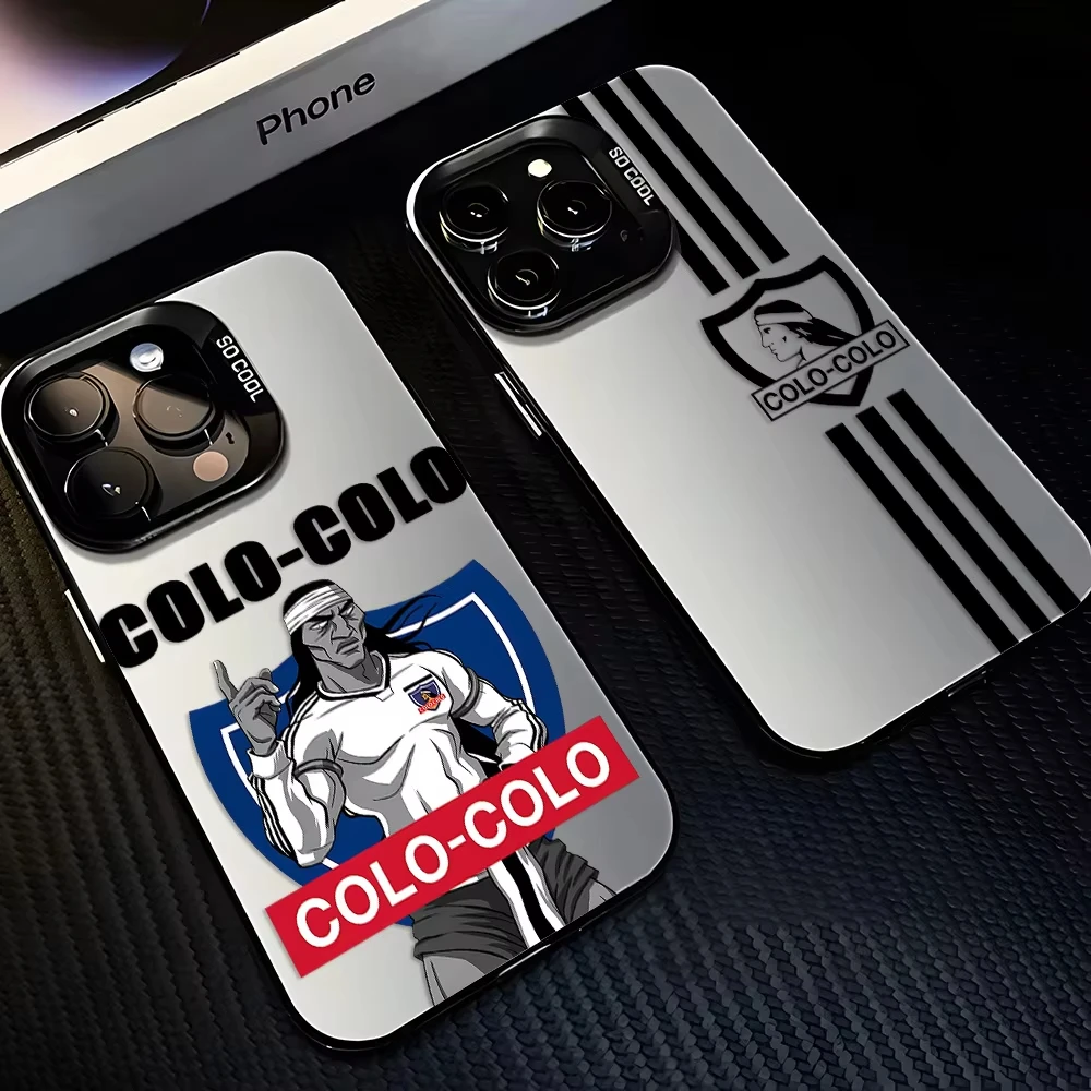 Funda de Teléfono de Lujo para Samsung Galaxy S26 S25 S24 S23 S22 S21 S20 Note20 FE Ultra Edge Plus 4G 5G, Diseño C-Colo-Colo, Acabado Mate