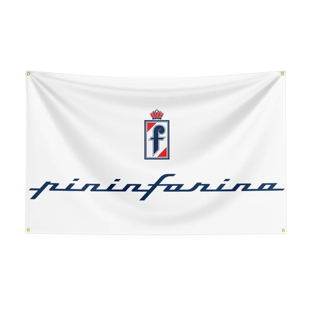 90*150CM Pininfarinas Racing Car Flag Banner Polyester Printed Garage or Bedroom Living Room Decoration