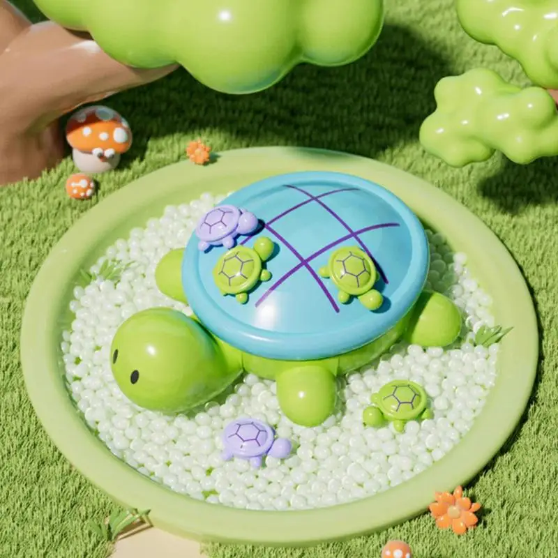 Jeux de Table de Stratégie pour Enfant, Design de Tortue, Table Basse, Jouets Interactifs, Cerveau Magnétique, 3 Ans