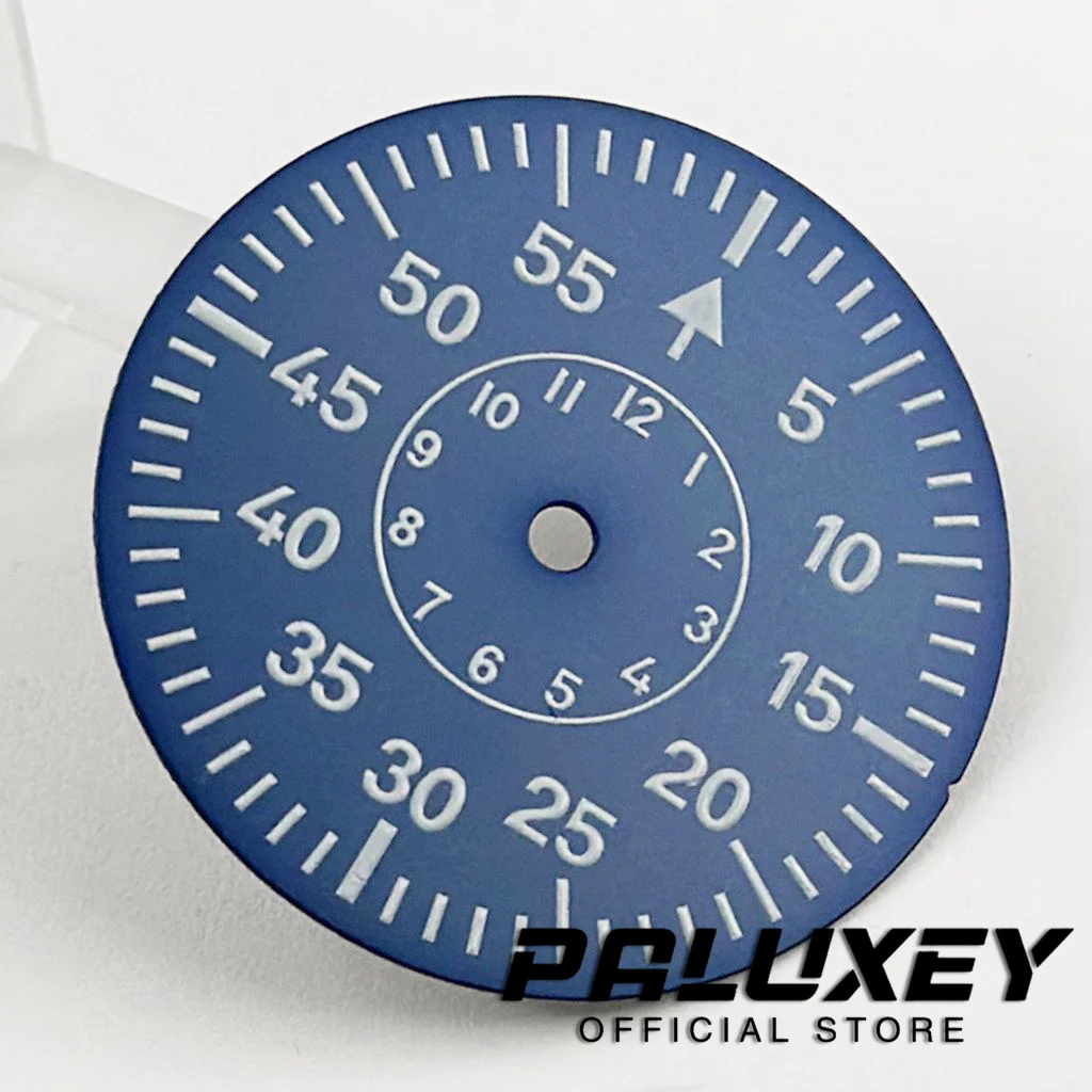 29 MILLIMETRI Diver Orologio Pilota Quadrante Completo C3 Verde Luminoso Quadranti Per NH35 NH36 NH38 NH39 ETA2824 2836 Miyota 8215 Movimento