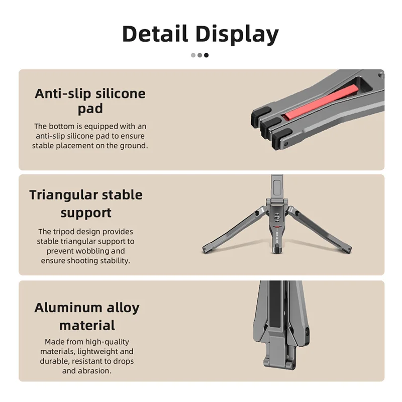 

A32T-магнитный штатив с ручкой для холодного башмака, креплением на ограждение, штатив для телефона для Magsafe Iphone Android, настольное крепление