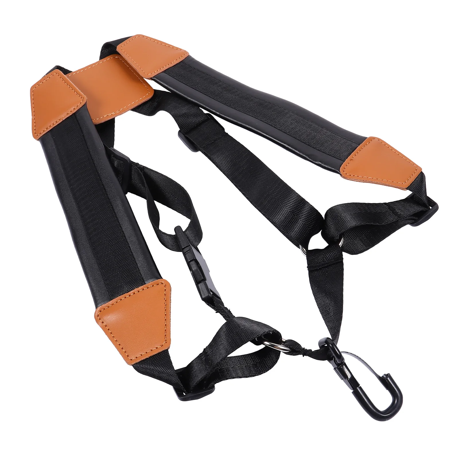 

Professional Saxophone Double Shoulder Strap Black Adjustable Soft Padded Neck Relief Universal Alto Tenor Soprano Baritone Sax