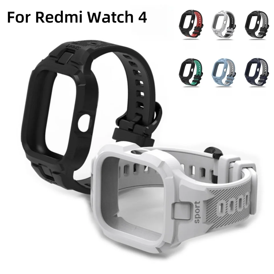 For Xiaomi Redmi Watch 4 Sport Strap Soft TPU Wristband Repacement Silicone Watchband correa Smartwatch Accessories