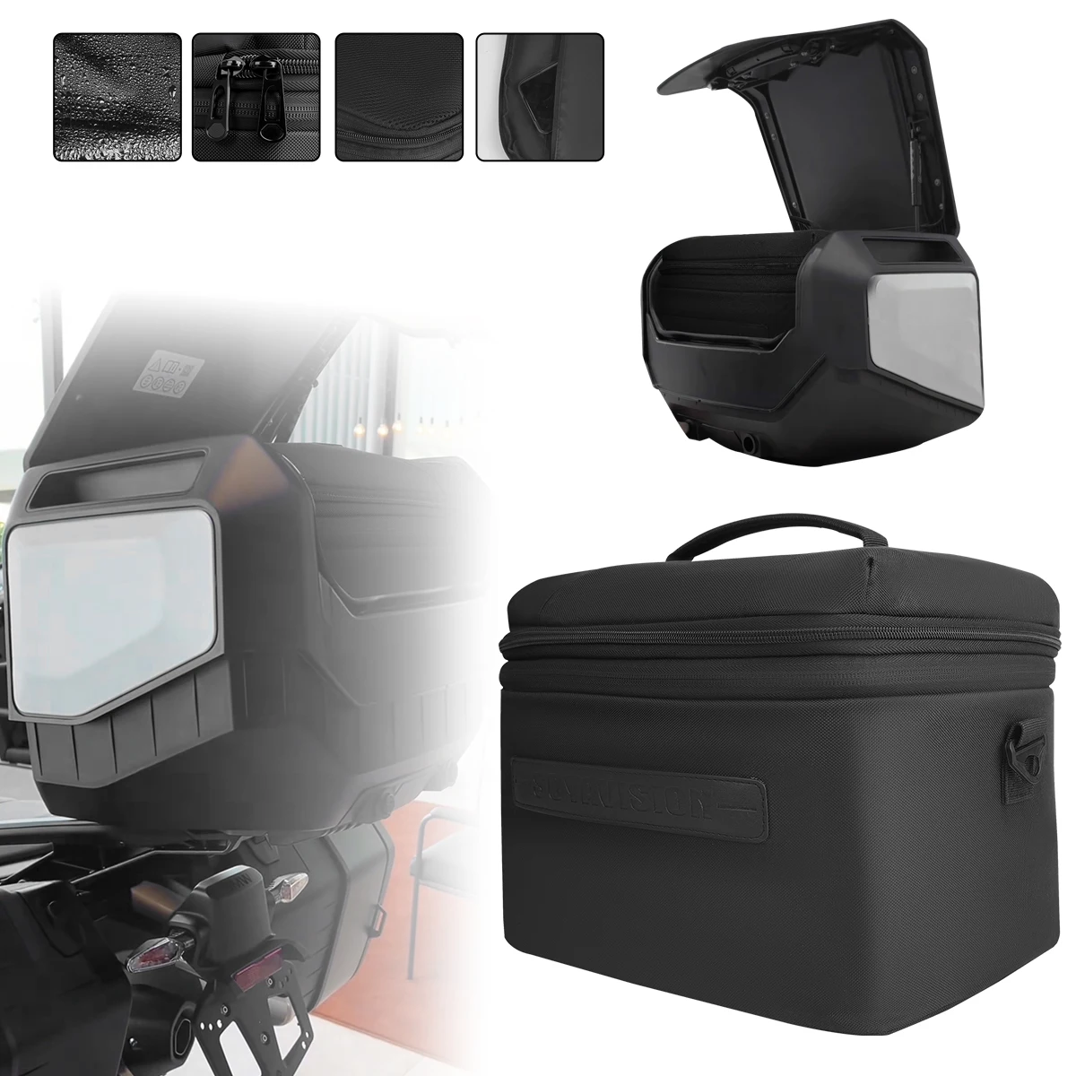 

For BMW R 1300 GS GS1300 R1300GS 2023 2024 2025 Motorcycle Accessories Black Luggage Bag Saddlebag Inner Bags for Topcase