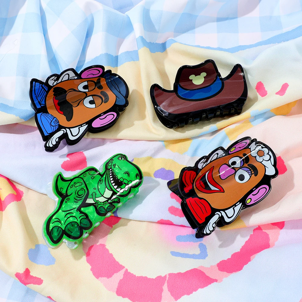 1PC/4PCS Hair claws designed based on characters from Disney·Pixar's classic animation "Toy Story", a multi-functional hair