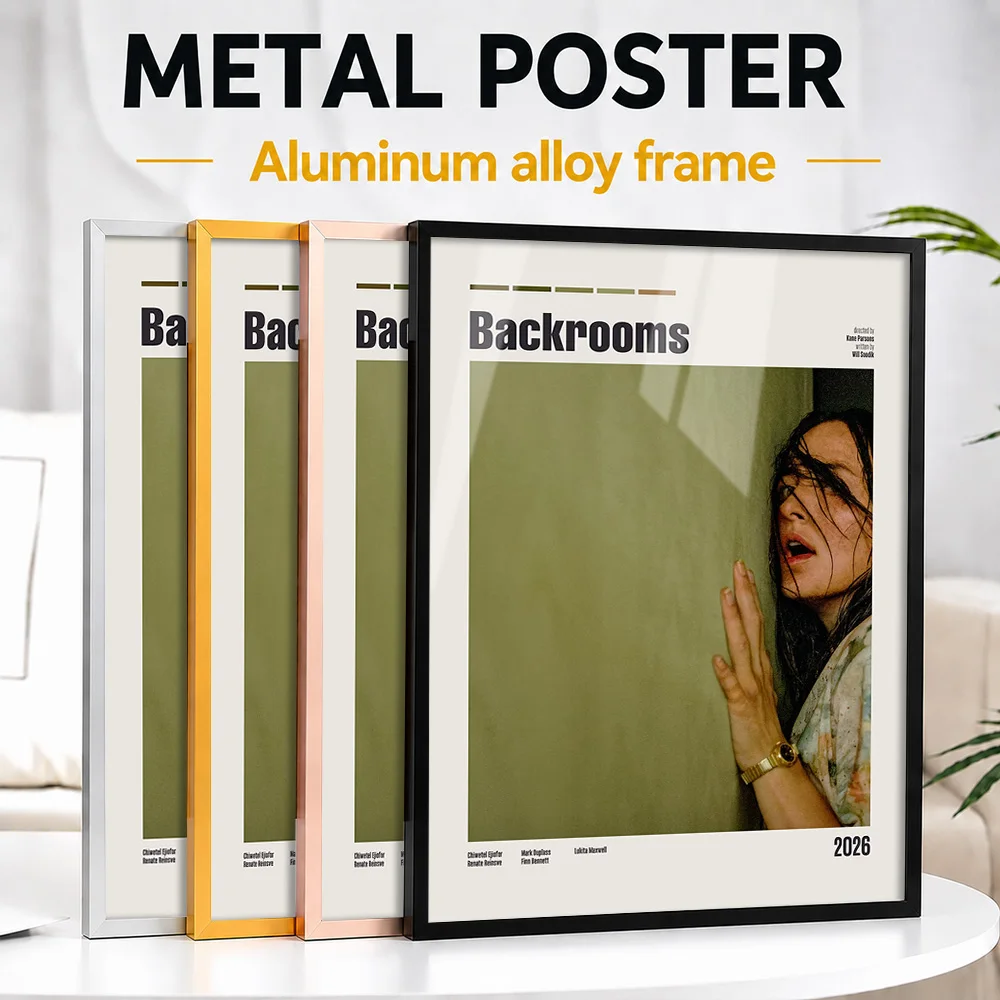 Backrooms Movie Framed Metal Poster Personalized Screen Tribute Wall Art Perfect Within Entertainment Lounge As Story Lovers