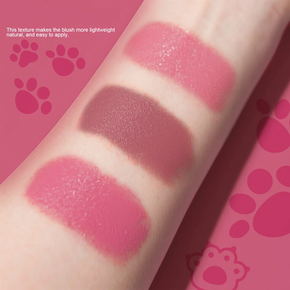 3 cores líquido blush à prova dsweatágua sweatproof iluminar bochechas rouge cor nude fosco contorno pó blush líquido maquiagem facial