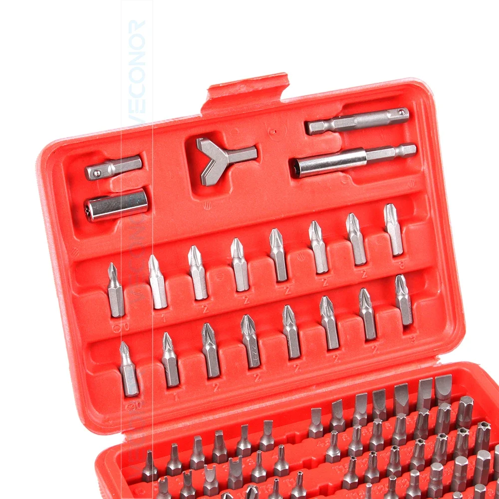 100pcs Screwdriver Bit Set Phillips Slotted Torx Hand Tools Parts Kit