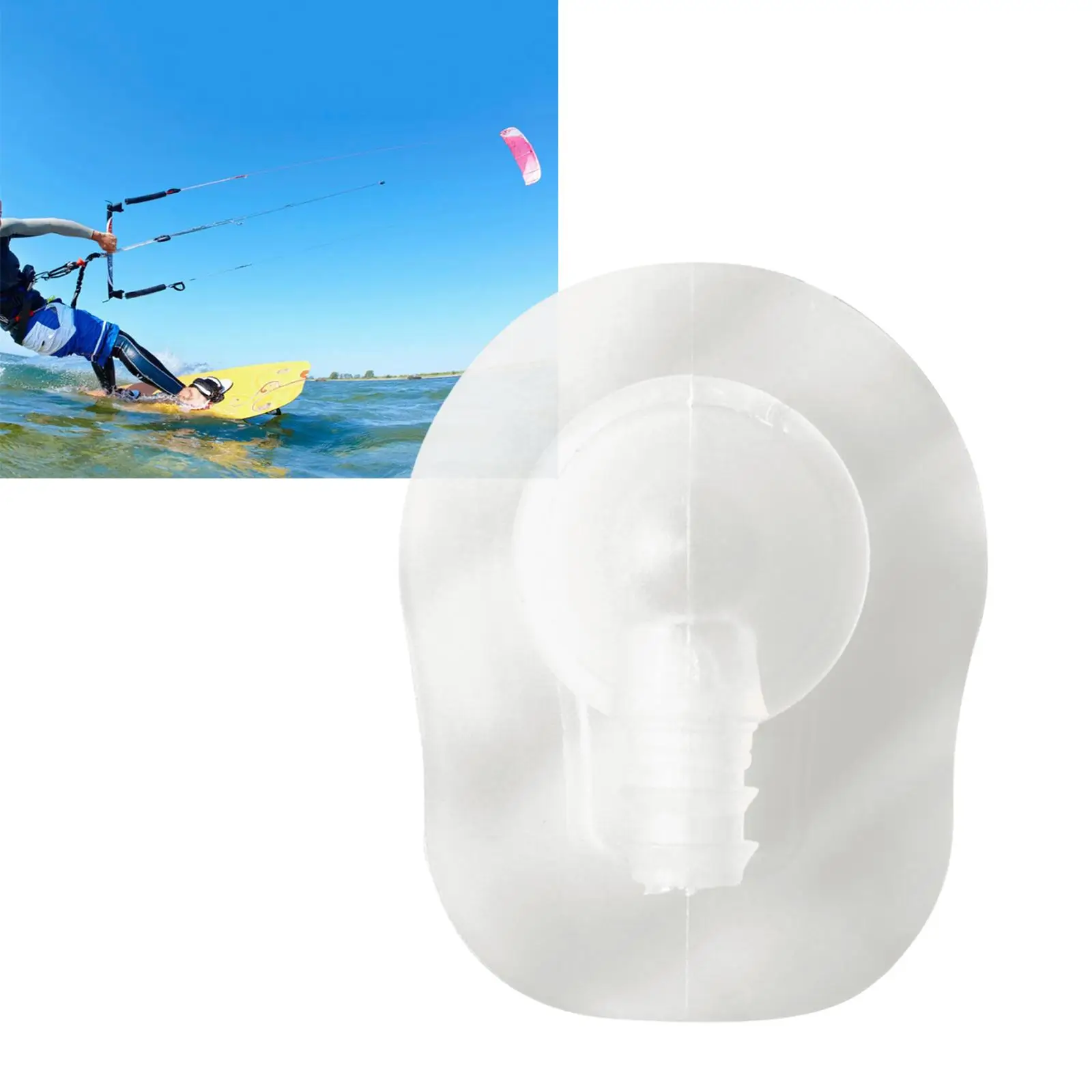 90 Degree TPU Kiteboarding Kite Inflate Pump Valve Air Inlet for Repair