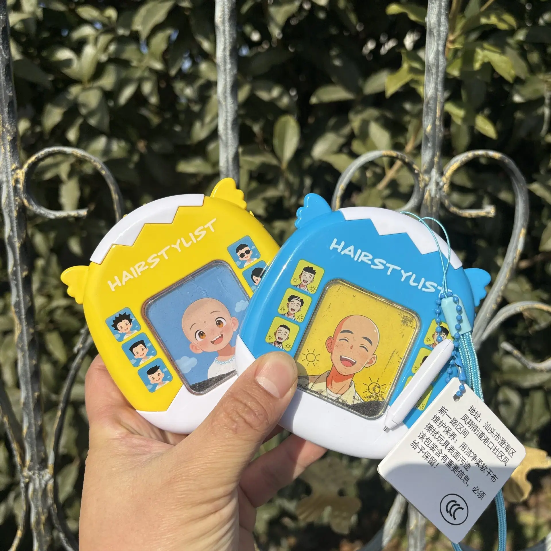 Fidget DIY Hair Style Keychain Funny Creative Magnetic Drawing Painting Board Parent-Child Interaction Kids Magnetic Art Board