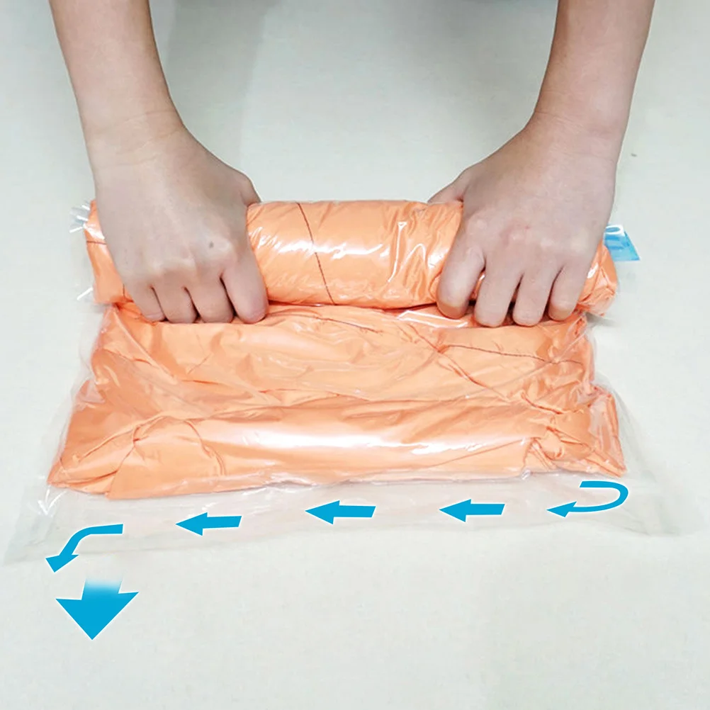 

10Pcs Vacuum Compression Bags Foldable Clothing Storage Organizer Space Saver for Bedroom Travel Quilt Space Saver Bags