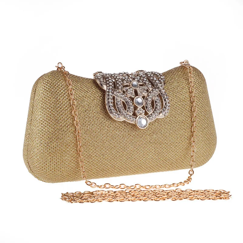

Luxury Rhinestone Evening Bag For Carnaval, Shiny Wedding Dress Purses, Glamorous,Elegant,Exquisite Small Rhinestone Decor Boxy