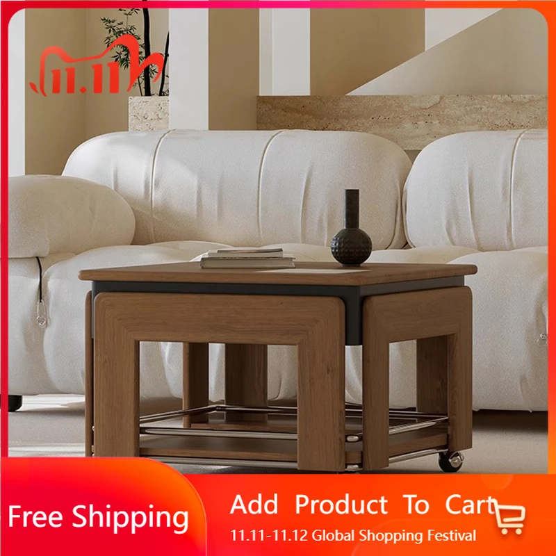 

Украшение Современный журнальный столик Деревянное хранилище Скандинавский дизайнерский журнальный столик для гостиной Простая минималистичная мебель для дома Meubles