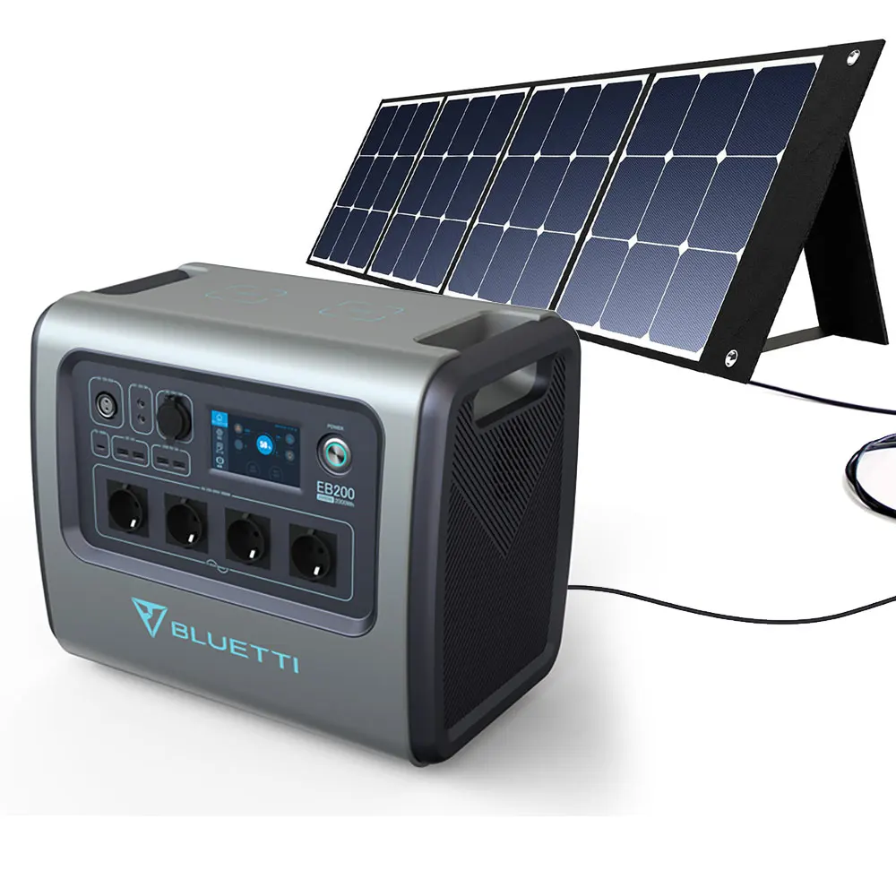 Inverter Solar Power System 500W 1000W 2000W Backup Solar Charging Lithium Generator Portable Power Station