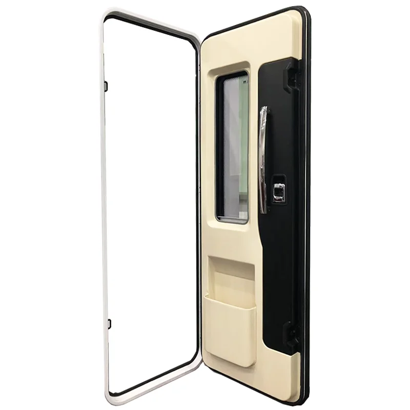 610x1900mm European-style Door of the Camper Van Rv Accessories with 2 Point Safety Lock for Rv Body Parts Custom Sizes