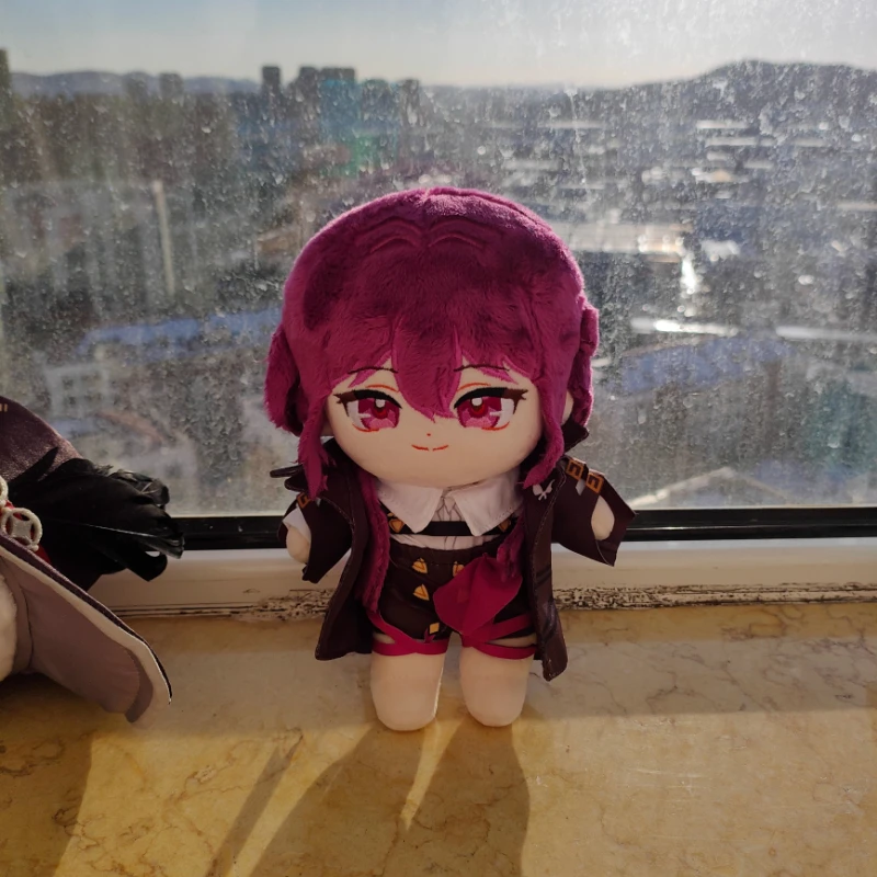 20cm Anime Game Honkai: Star Rail Kafka Kawaii Cosplay Plush Stuffed Doll Clothes Set Dress up Puppets Soft Plushies Toy Gifts