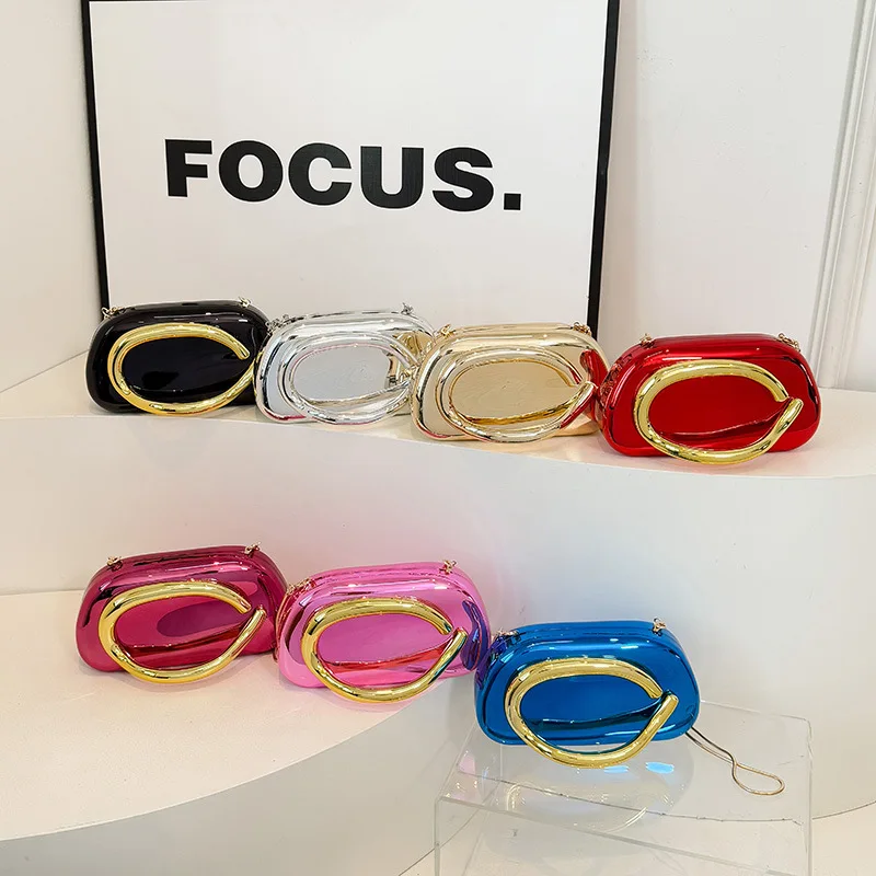 

Вечерний кошелек-клатч, новинка 2025, роскошная сумка с акриловым гальваническим покрытием для женщин, вечерние, свадебные, косметичка для телефона