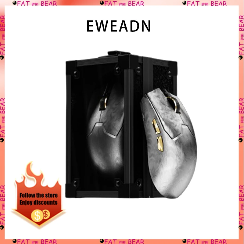 

EWEADN Z7 Carbon Fiber Wireless Mouse Paw3950 Dual 8k Lightweight Mid-Sized Ergonomic Esports Gaming Mouse for FPS Pc Accessory