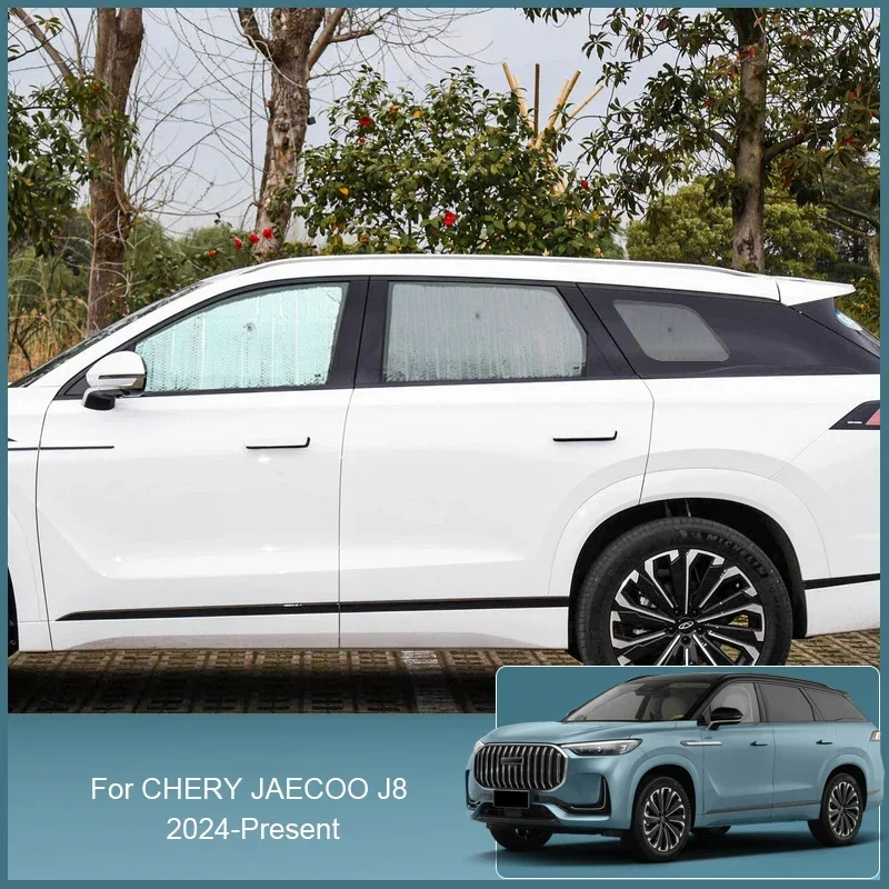 

Автомобильные солнцезащитные козырьки с защитой от ультрафиолета для CHERY JAECOO J8 2024-Present, занавеска на боковое окно, солнцезащитный козырек, козырек, коврик, аксессуар для лобового стекла