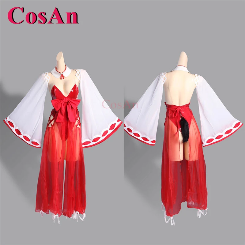 CosAn Game Azur Lane Daisen Cosplay Costumes The Praying Hexenbiest Rabbit Cute Bunny Girl Uniforms Halloween Role Play Clothing view 3