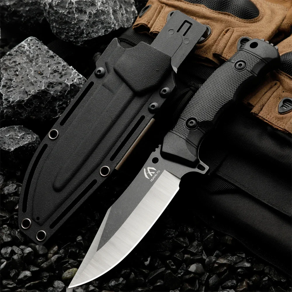 High quality multifunctional fixed blade - outdoor camping, rescue, and emergency survival knife, men's gift