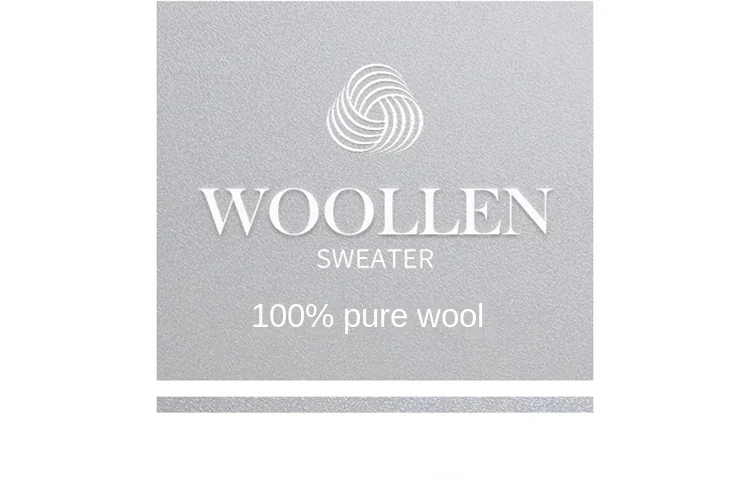 Herren-Pullover aus 100 % reiner Merinowolle, halbhoher Ausschnitt, einfarbig, Übergröße, lässiger Pullover, Herbst- und Wintersport-Kaschmir-Oberteil – Detail 1