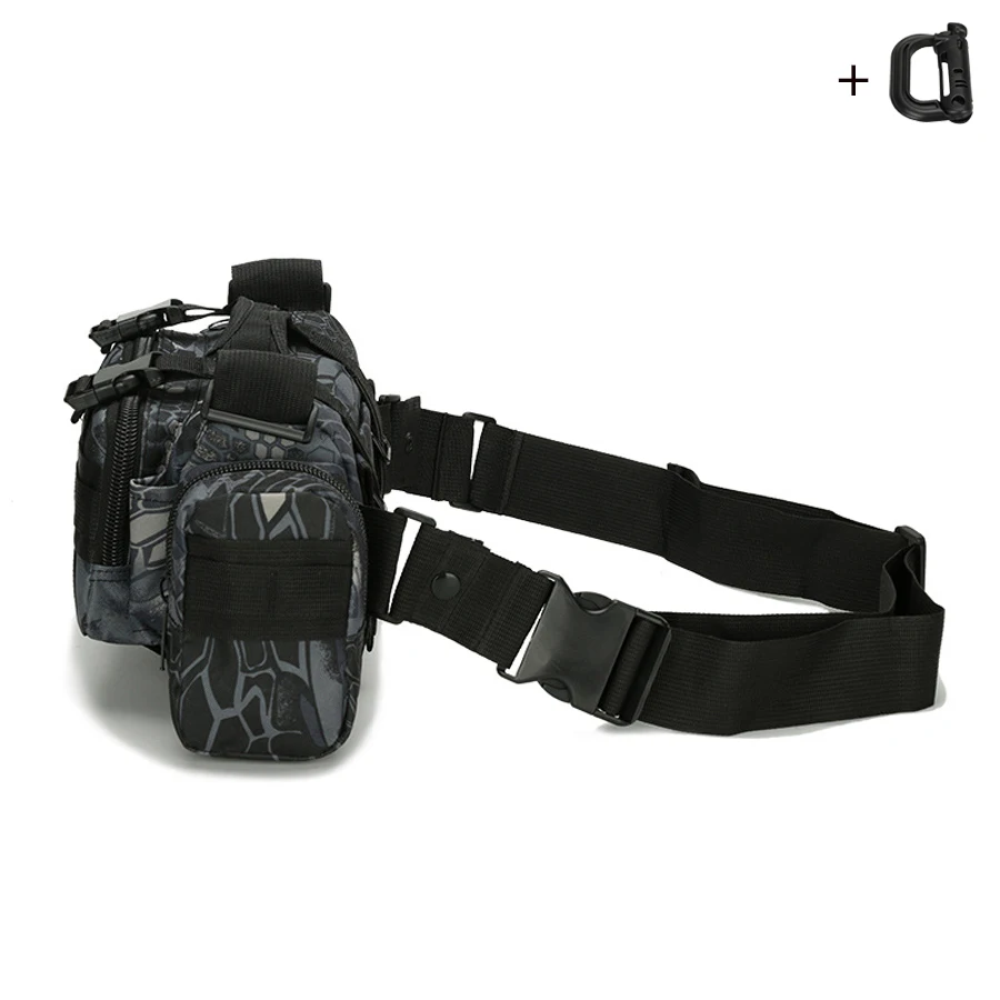 Multifunktionale Outdoor-Sport-Hüfttasche, Tasche für Fotoausrüstung, tragbar und verschleißfest zum Wandern und Radfahren – Detail 13