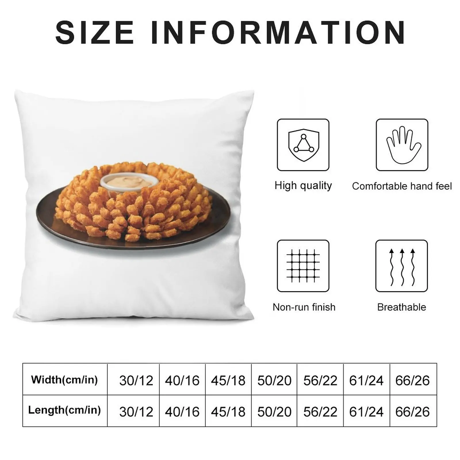 Blooming Onion Throw Pillow Luxury Pillow Cover Decorative pillowcase Pillow Cover