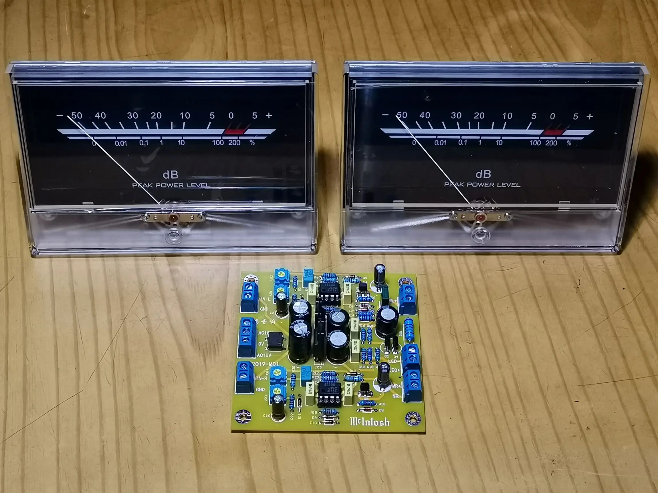 

New high imitation Mcintosh level meter driver board and VU high level meter kit