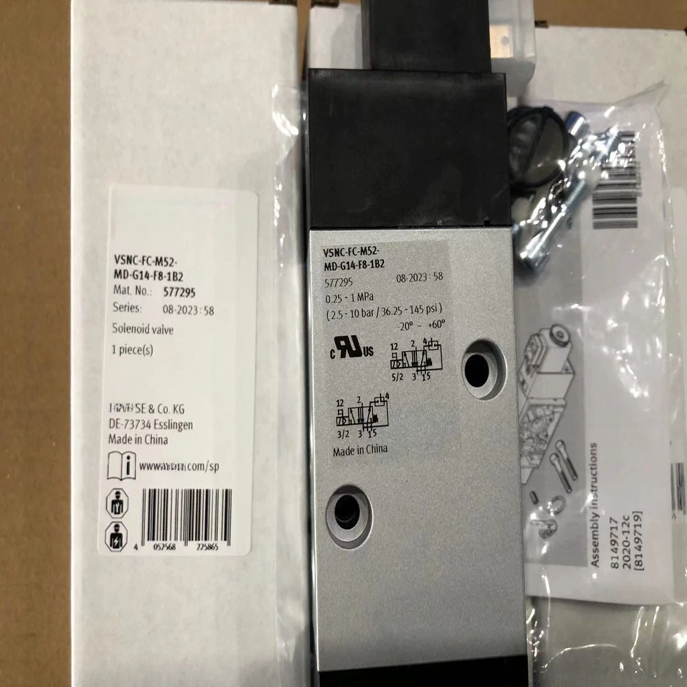 Solenoid Valve VSNC-FC-M52-MD-G14-F8-1B2 577295 577257 FESTO-Type image 2