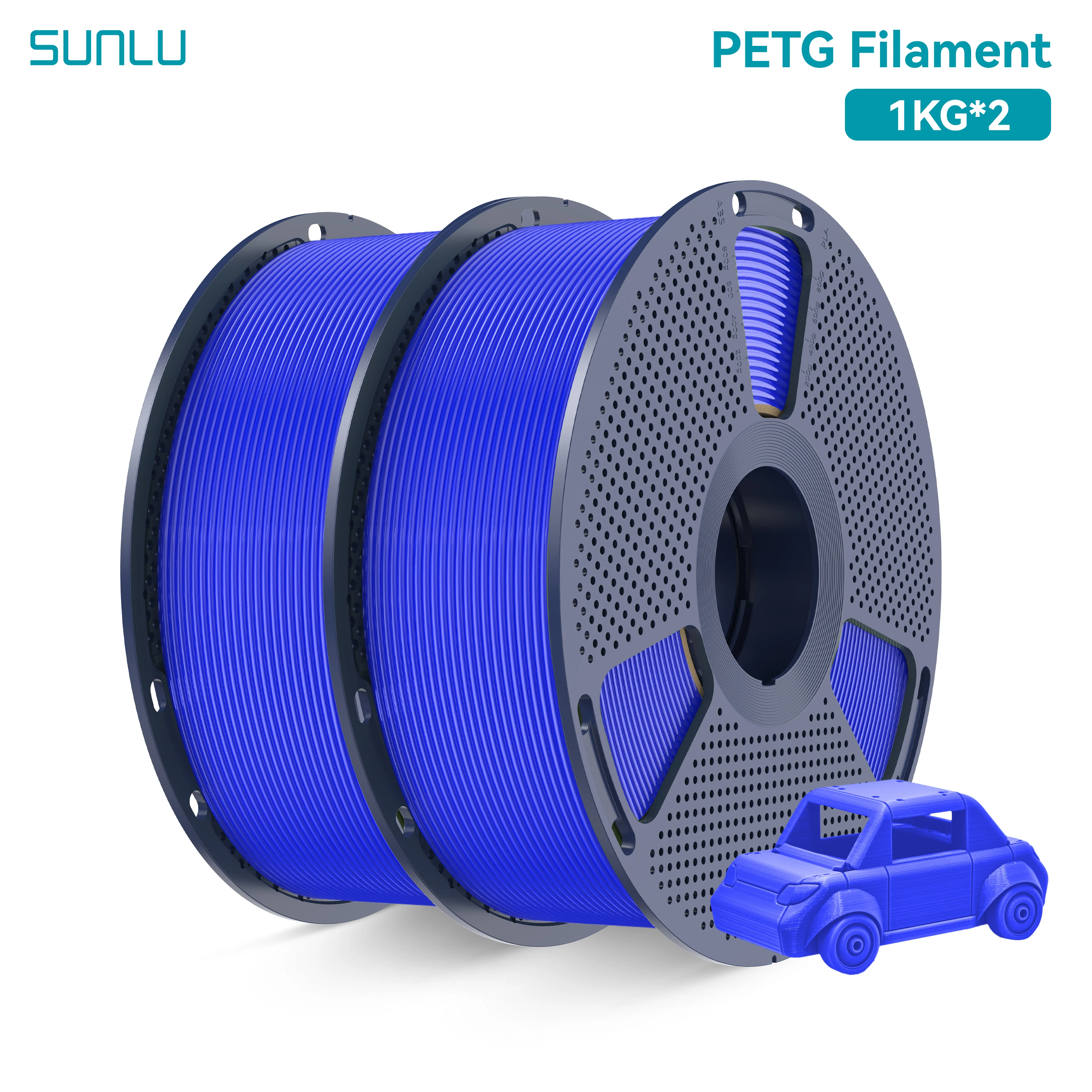 SUNLU PETG 1KG/2KG/3KG/5KG/10KG 3D-Drucker Filament 1,75mm Hohe Transparenz Toleranz +/-0,02mm DIY-Druck Lieferung 1-7 Tage