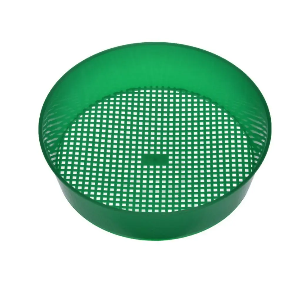Filter Mesh Green Garden Sieve Plastic Portable Soil Sieve Washable Seedling Tool Sand Soil Compost Stone