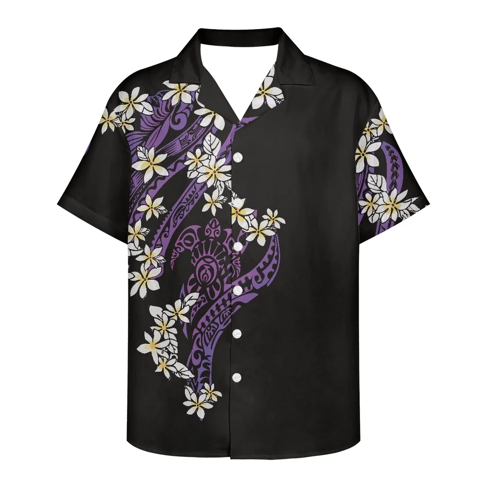 Men Shirts Plus Size Men's Clothing Vintage Turtle Frangipani Print  Latest Shirt Designs For Men Excellent Quality Mens Shirts