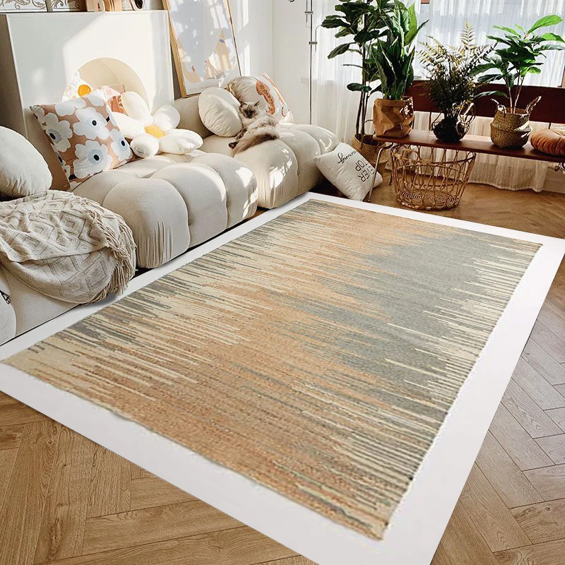 Abstract Printed Area Rug Nordic Style Living Room Carpet Soft Bedroom Floor Rug Large Decorative Non Slip Mat for Home