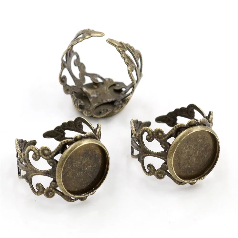 12Mm 10Pcs Antique … - image