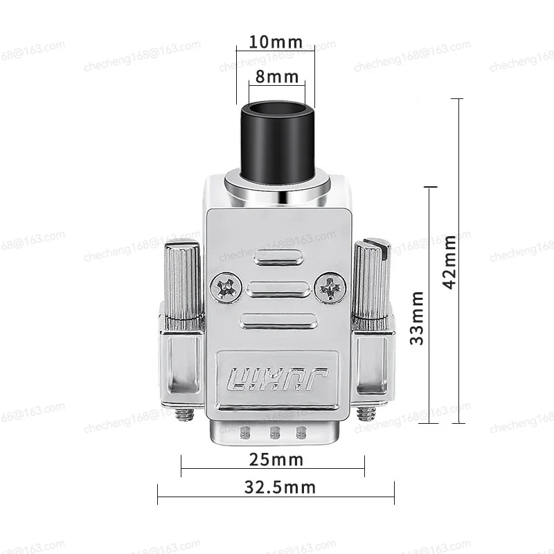 DB9 Adapter Connector Core RS232 Serial COM Plug Connectors Hole/pin DB15 Female Male Port Socket D Sub DP9 Plastic Case