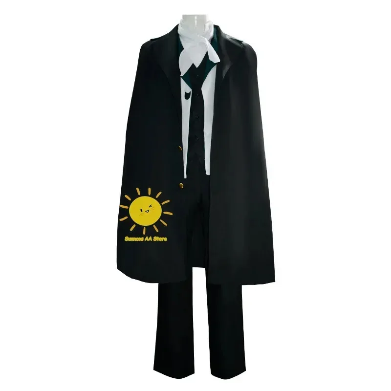 Anime Edgar Allan Poe Cosplay Bungo Stray Dogs Cosplay Costume Uniform Wig Halloween Carnival Party Outfit Suit for Men Women - Detail 1