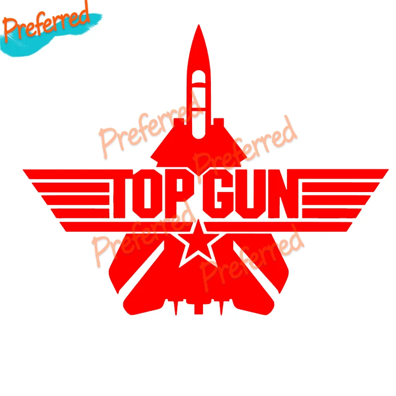 Top Gun, Maverick, F-18, Tom Cruise, Colors, Free Gift, Northrop F-5 E Tiger, Vinyl, Decal, Sticker Die-Cut Waterproof PVC