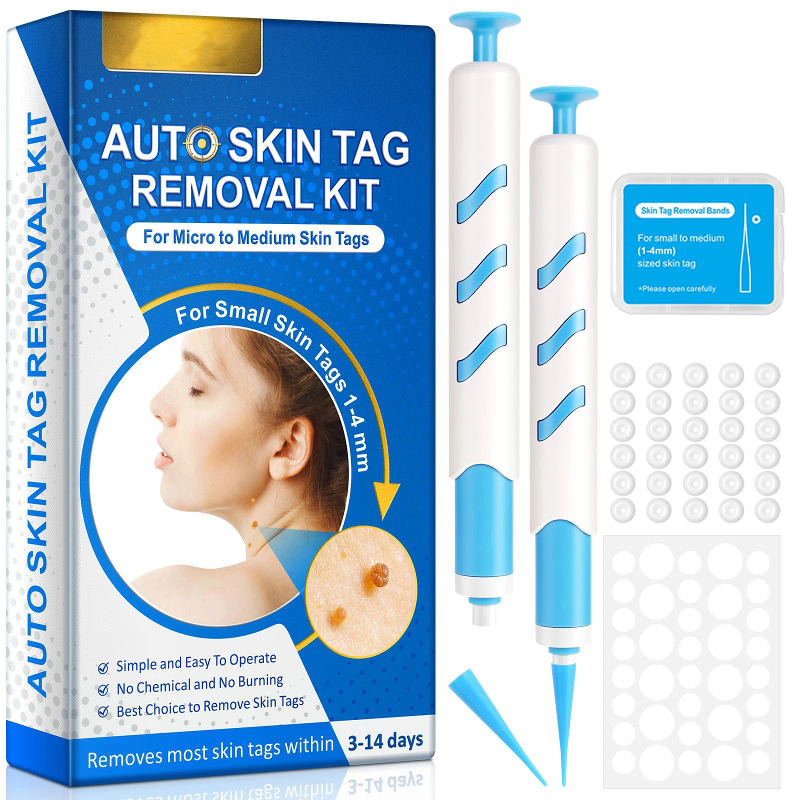 Painless Safe Skin Tag Mole Wart Spot Removal Equipment for Smooth Skin Wart Remover Eyelid Lifting Acne Treatment Pen Home Use