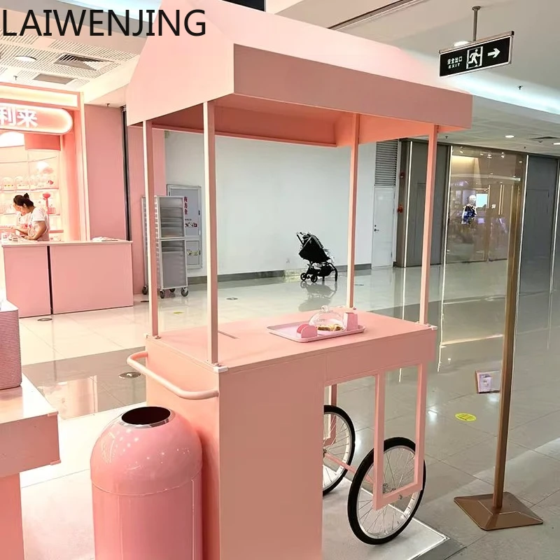 

HLZ ice cream float trolley multi-functional activity display stand night market stall special car