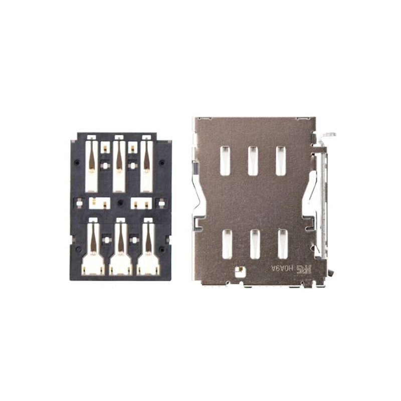 1-5sets SIM Card Reader Connector for Samsung S21 Fe S24 S23 S22 Plus Ultra 5G G990 S911 S916 S918 S901 S906 S908 B N U