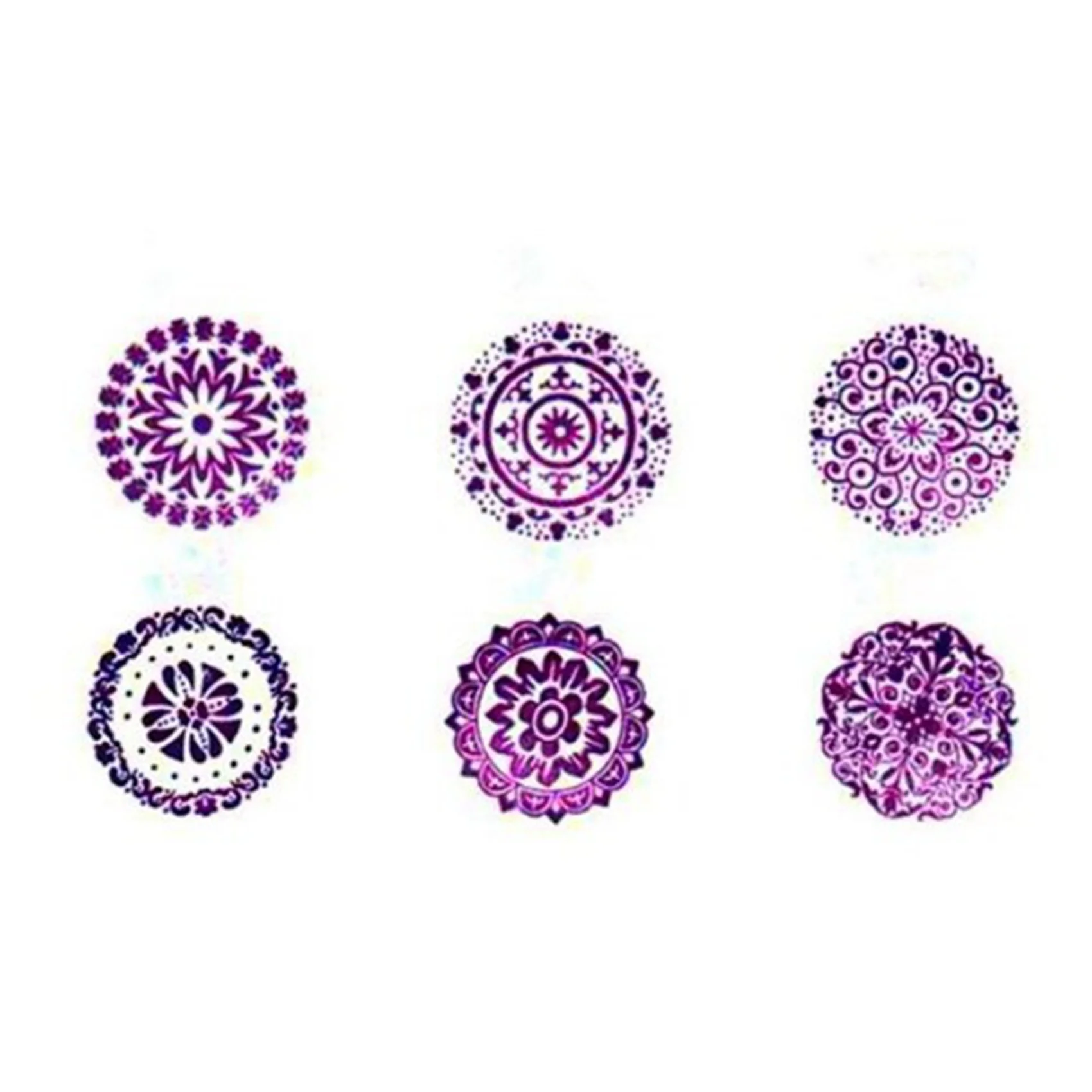12 Assorted Wooden Rubber Stamp Round Handwriting Floral Flower Craft