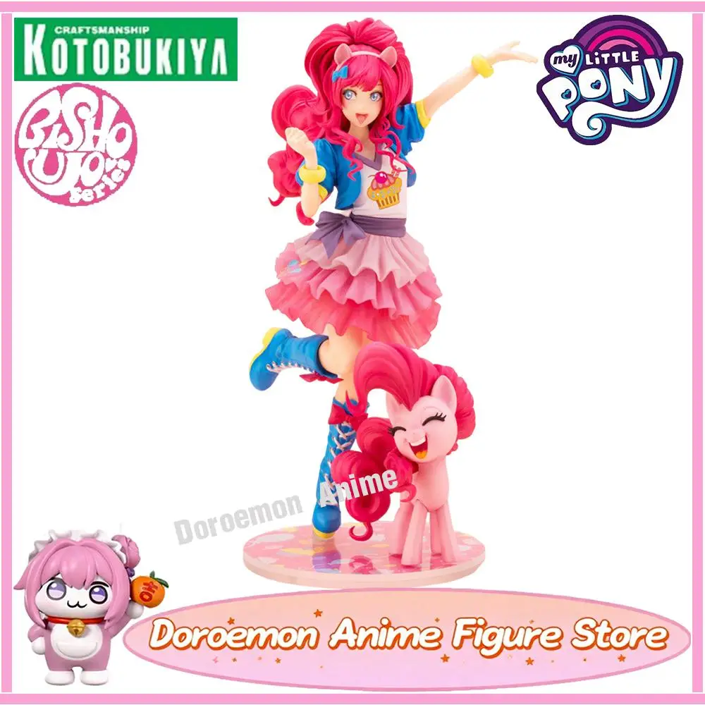 

In Stock Original Kotobukiya My Little Pony Bishoujo Statue Pinkie Pie Kawaii Anime Pony Girls Figures Good Gifts Model Toys