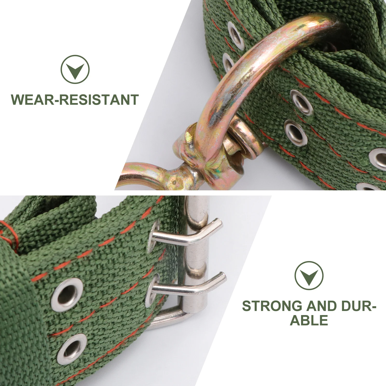 

1Pcs Thickened Wear-Resistant Cattle Collar Canvas Material Explosion-Proof Buckle Livestock Feeding Safety Traction Band