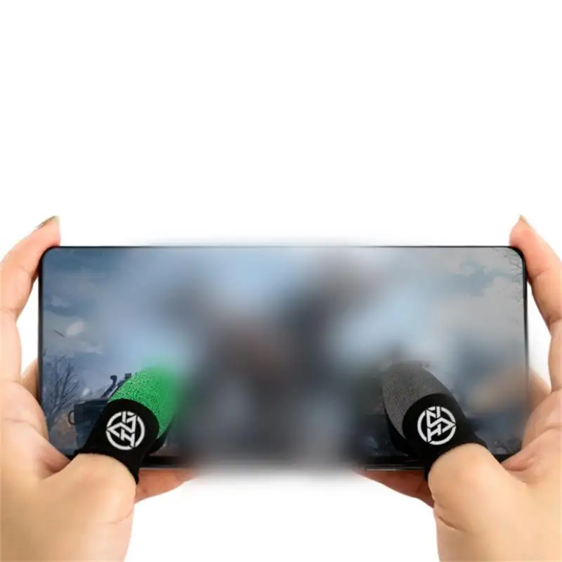 Upgrade Gaming Finger Sleeve Anti-Sweat Breathable Mobile Game Controller Finger Sleeve Sets Gaming Finger Protector