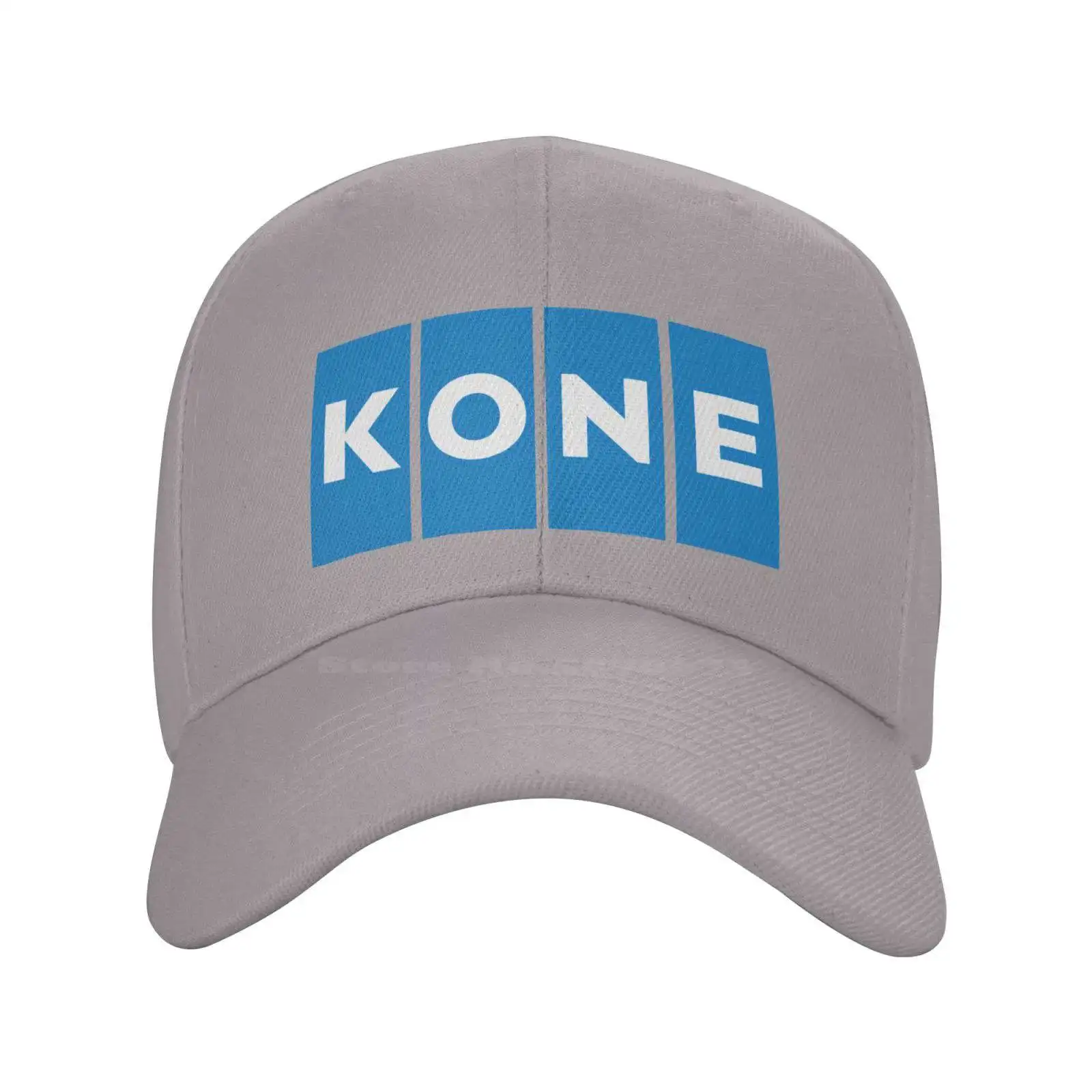 Kone Oy Logo Print Graphic Casual Denim cap Knitted hat Baseball cap