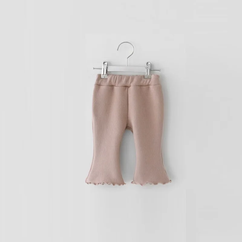 Autumn Newborn Infant Baby Girls Trousers Girl Plaid Bell-Bottoms Fashion Baby Clothing