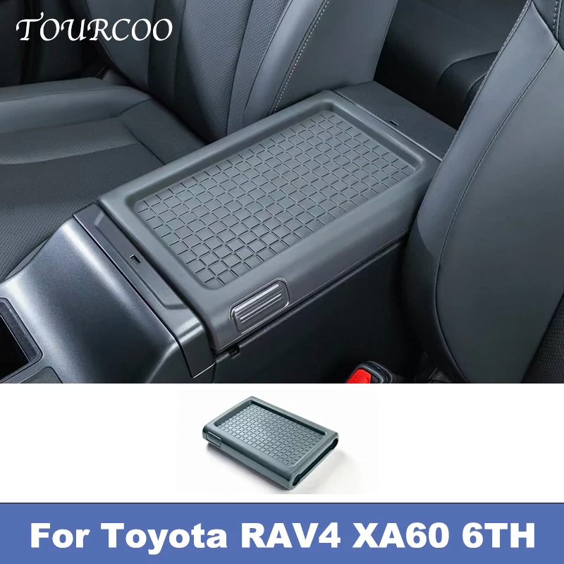 For Toyota RAV4 XA60 6TH 2026 2027 Car Handrail Silicone Cover Armrest Box Protection Cover Interior Accessories