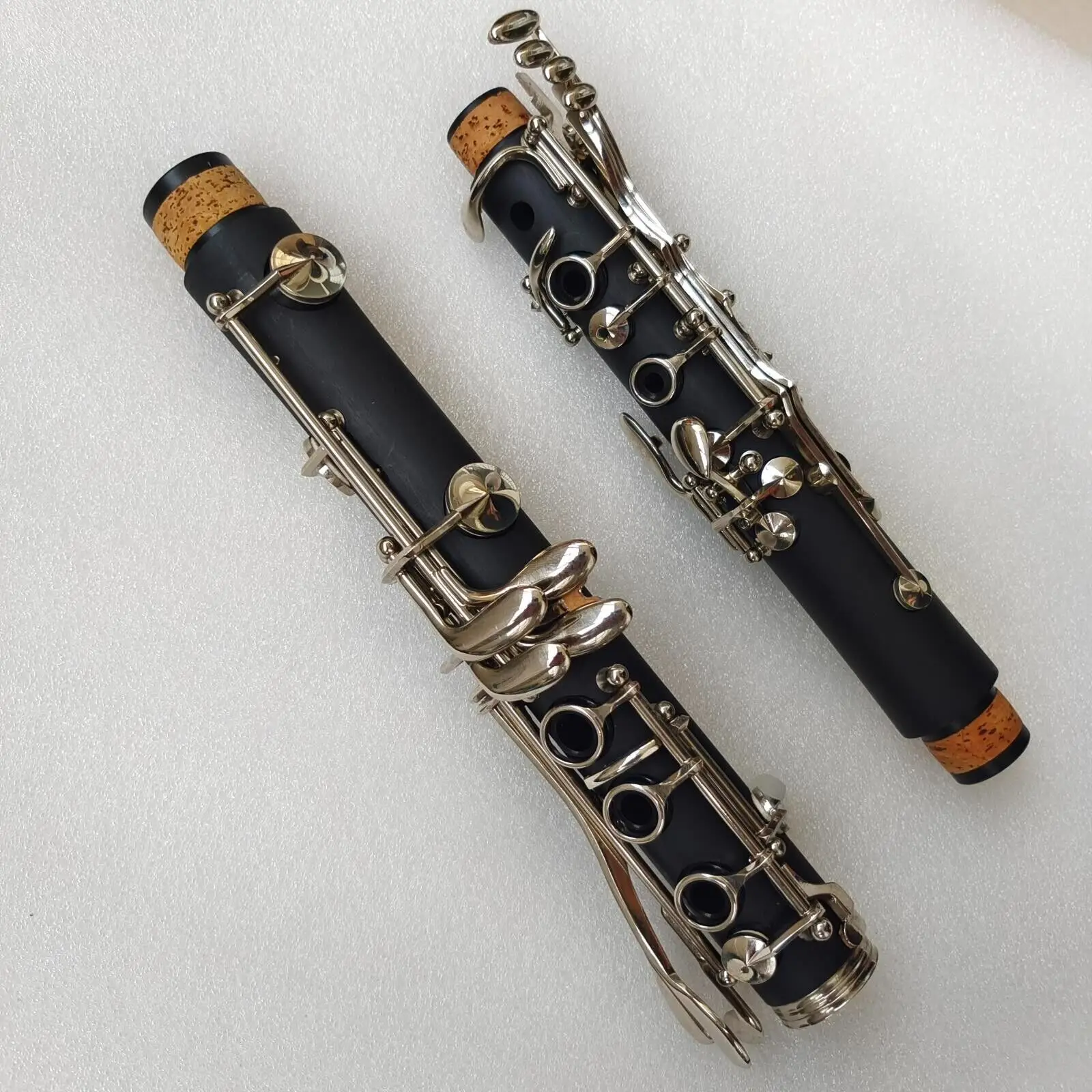 Excellent Clarinet Bb With Case17Key Bakelite Nickel plating Band